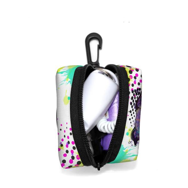 Kack & Pack mit Hundemotiv Mäusi - Hundekottütentasche, Hundekotbeutelhalter, bunt, Polyster, Amstaff, Staff, Staffordshire, SOKA, Listenhund, Mischling, Mix